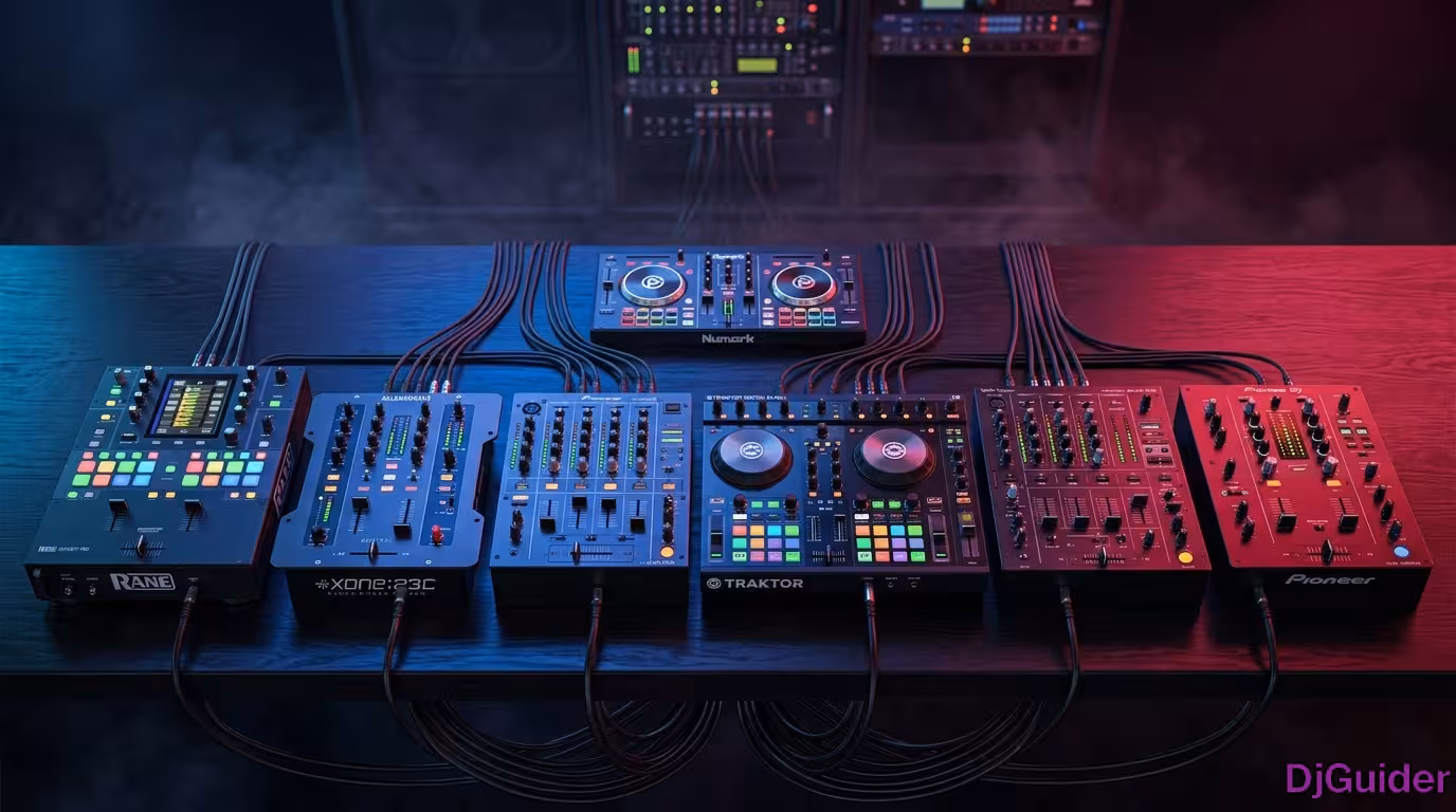 A collection of DJ mixers for beginners