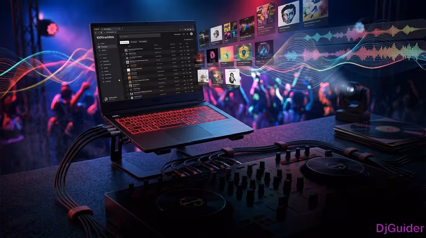 DJ crafting a tracklist for a perfect set